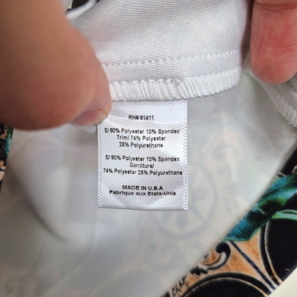 Clover Canyon Women’s Multicolor Floral Print Crop Top – Size Large - Picture 3 of 4